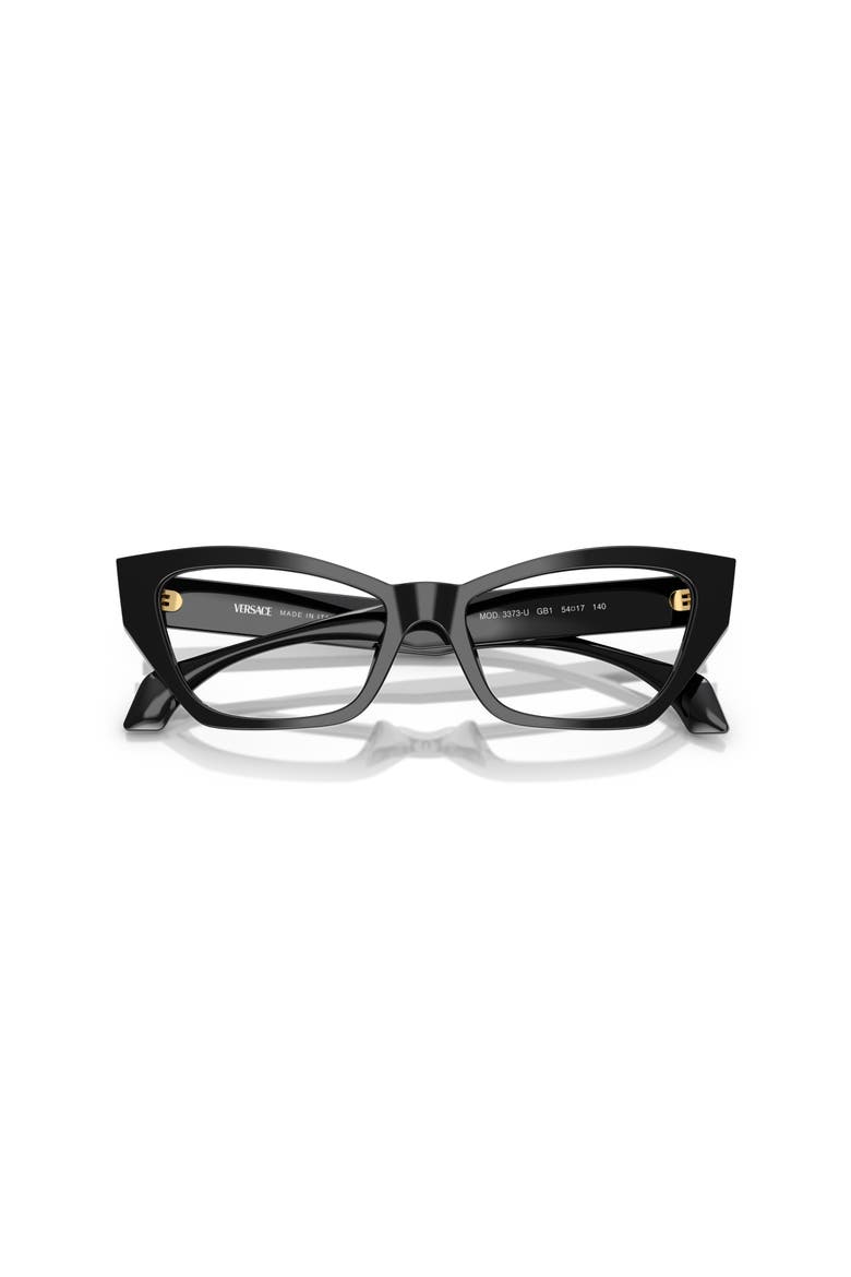 52mm Cat Eye optical glasses, Alternate, color, Black