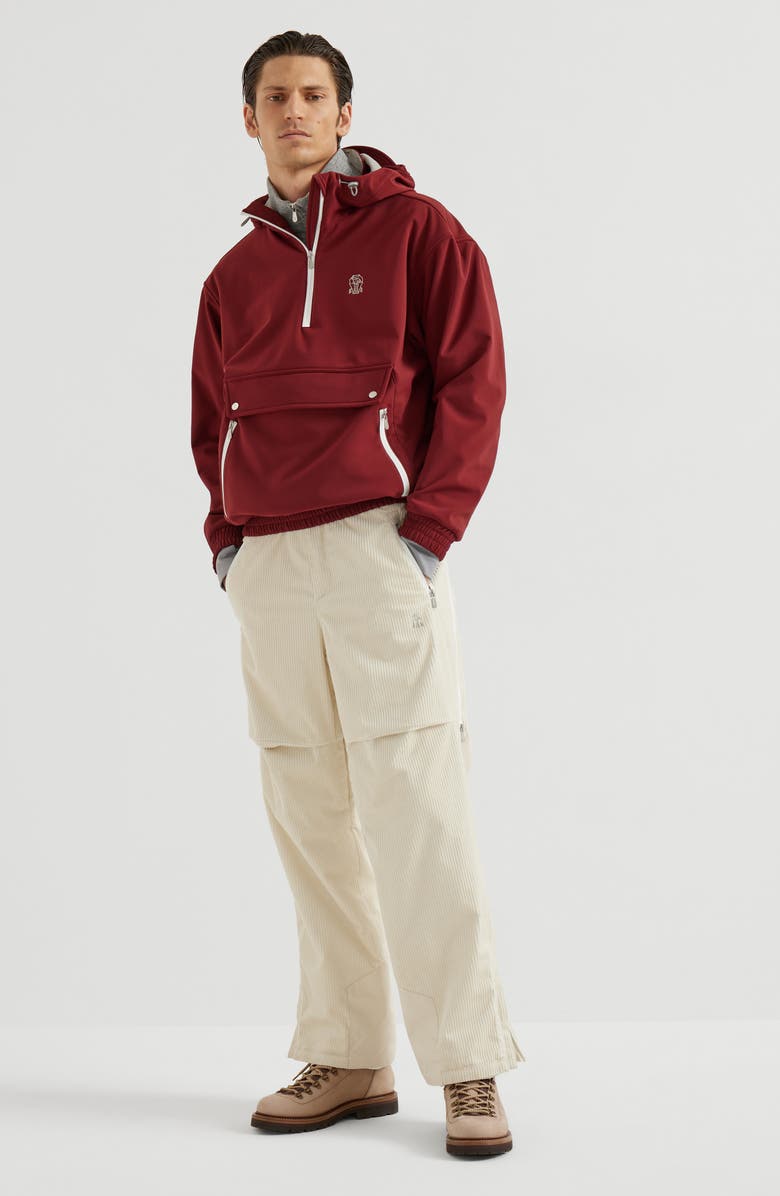 Brunello Cucinelli Mountain Anorak, Alternate, color, Amaranth