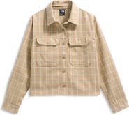 The North Face Valley Plaid Organic Cotton Flannel Shirt Jacket