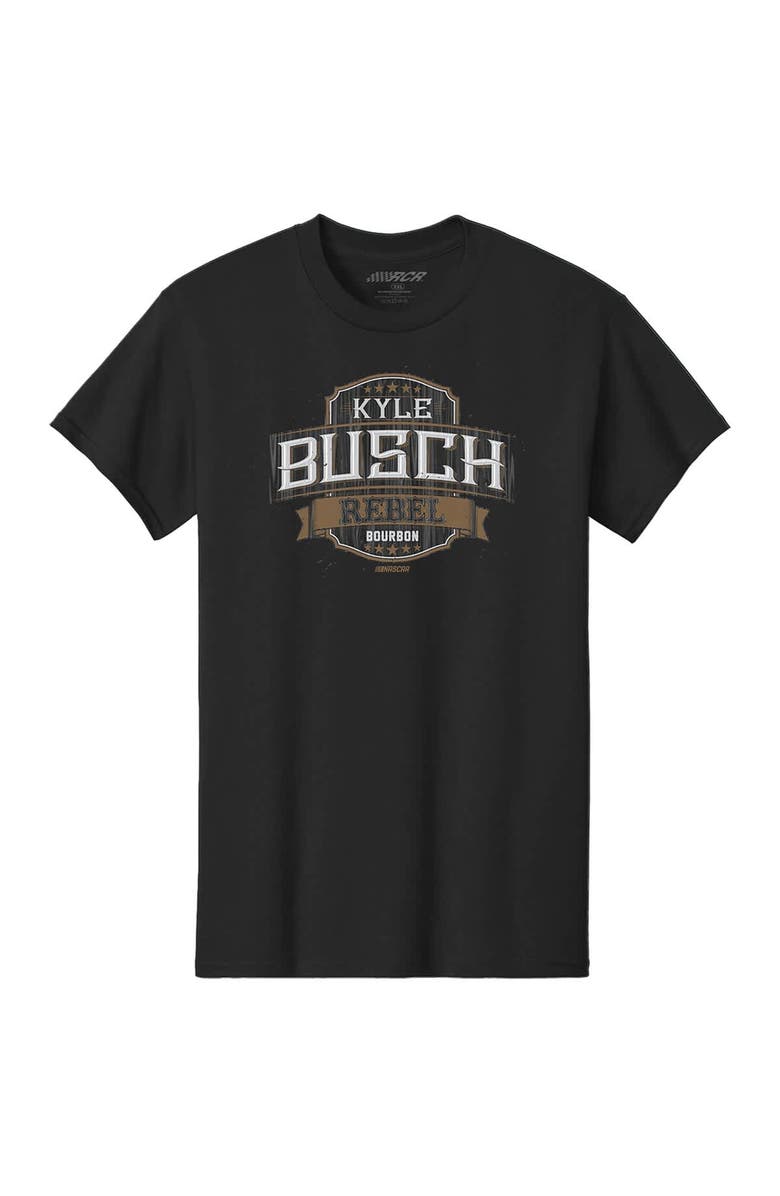 NASCAR Men's Richard Childress Racing Team Collection Black Kyle Busch #8 Rebel T-Shirt, Alternate, color, Black