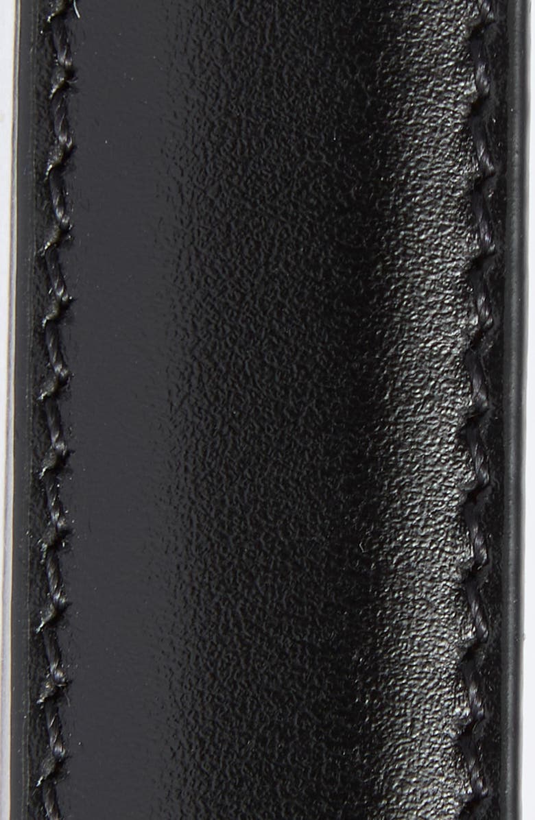 Khaite Lucca Leather Belt, Alternate, color, Black