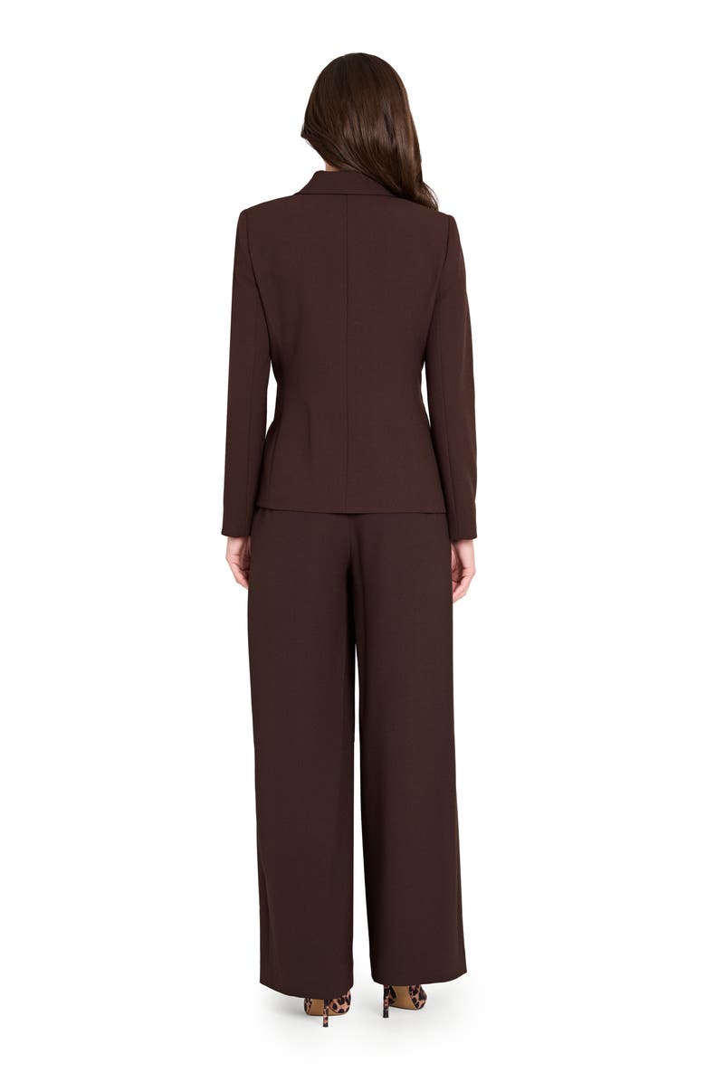 Tahari ASL Wide Leg Pants, Alternate, color, Espresso