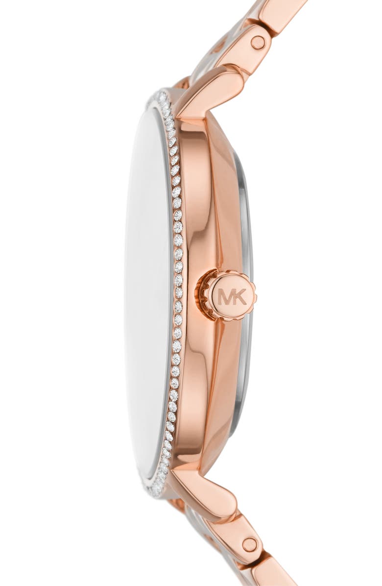 Michael Kors MICHAEL Michael Kors Mini Pyper Bracelet Watch, Earrings & Bracelet Set, 32mm, Alternate, color, 