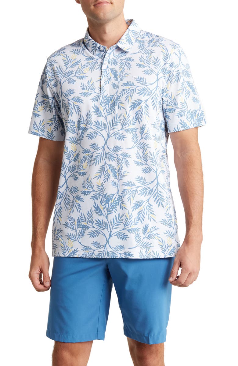 TravisMathew Desert Wind Cotton Blend Polo, Main, color,