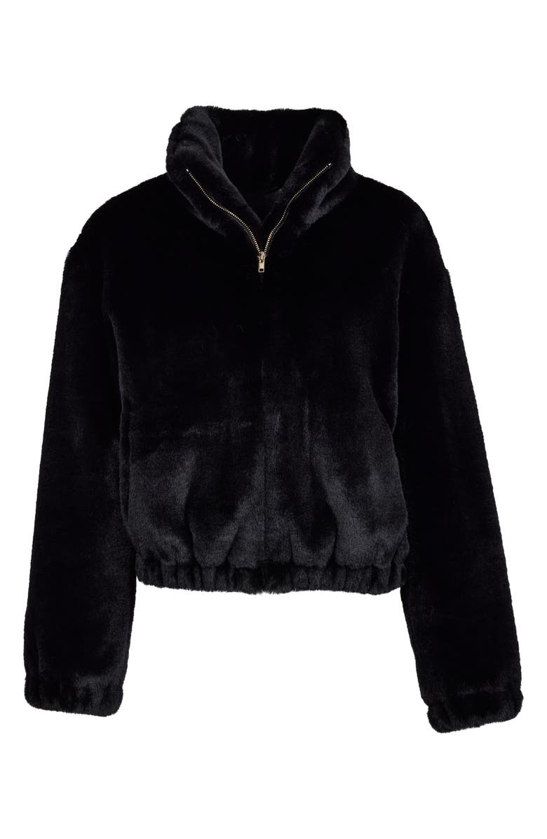 DONNA SALYERS FABULOUS FURS Back to Basics Faux Fur Bomber Jacket, Alternate, color, 