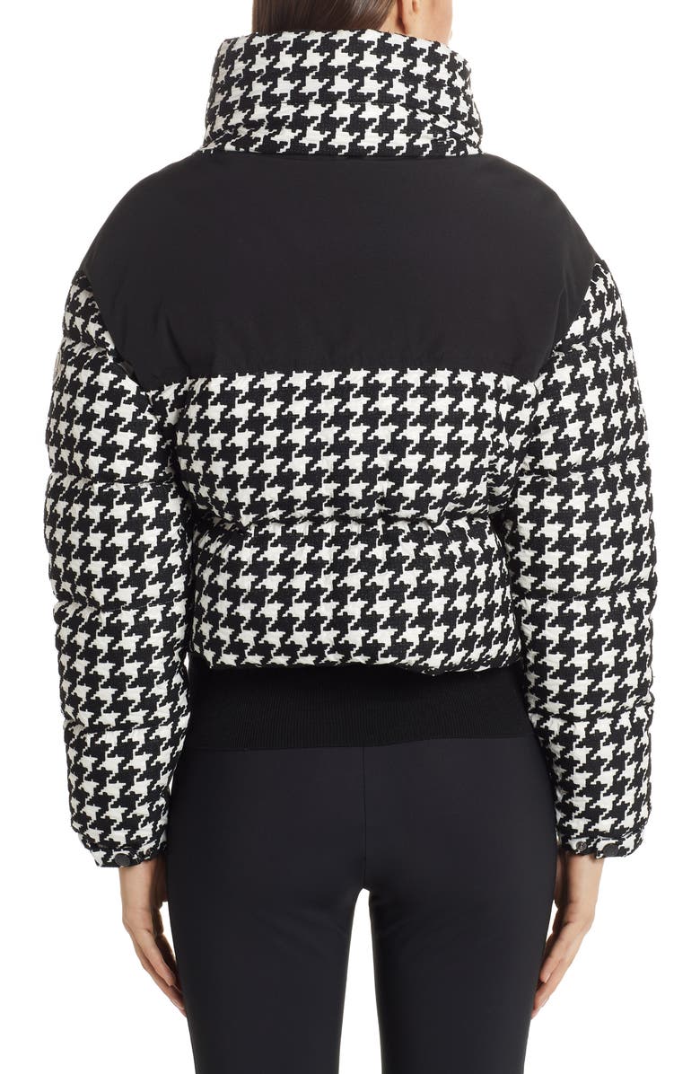 Moncler Nil Houndstooth Quilted Down Jacket, Alternate, color, 