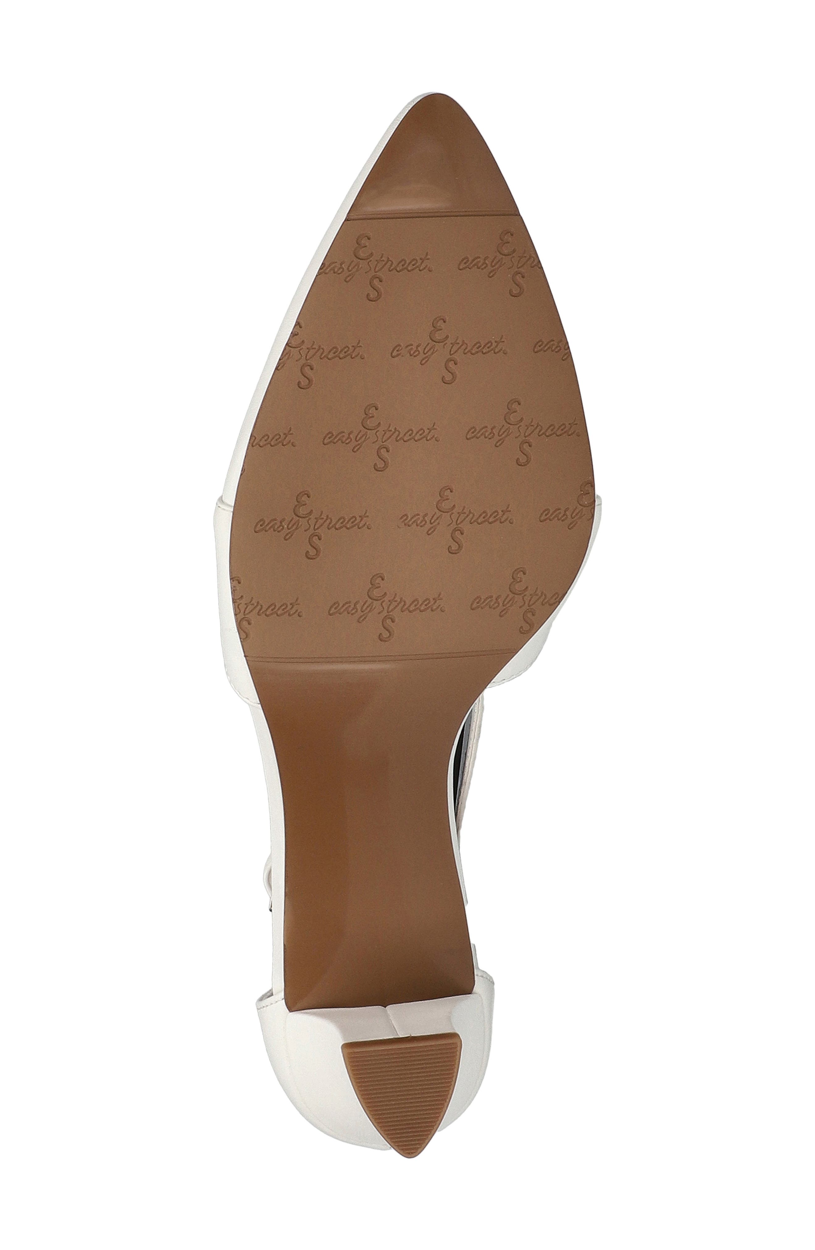 EASY STREET Elegance Pointed Toe Pump, Alternate, color, White