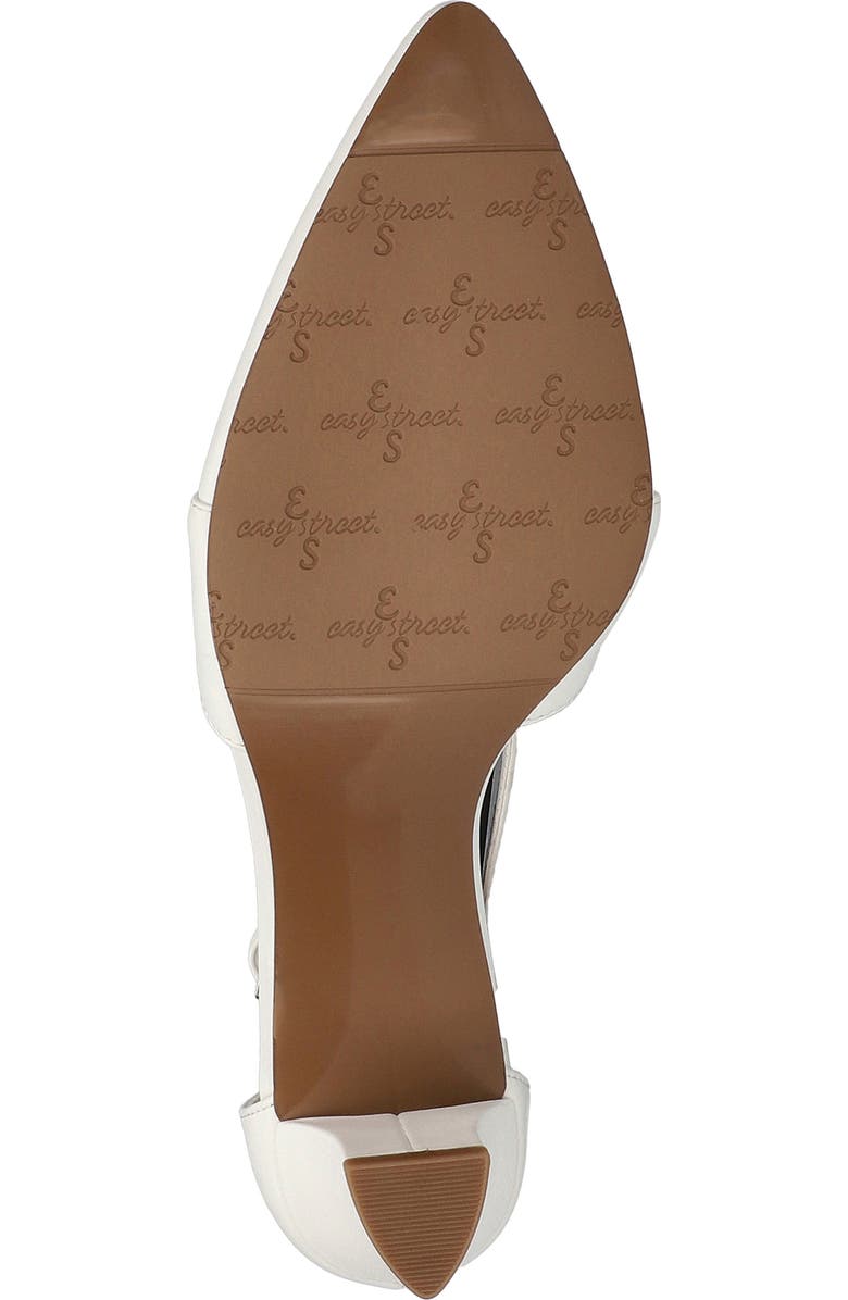 EASY STREET Elegance Pointed Toe Pump, Alternate, color, White