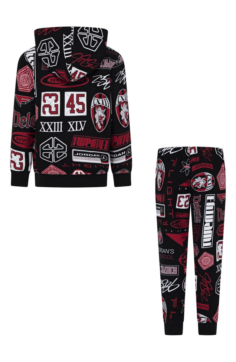 Jordan Kids' MJ Essentials Brooklyn Fleece Hoodie & Joggers Set, Alternate, color, 