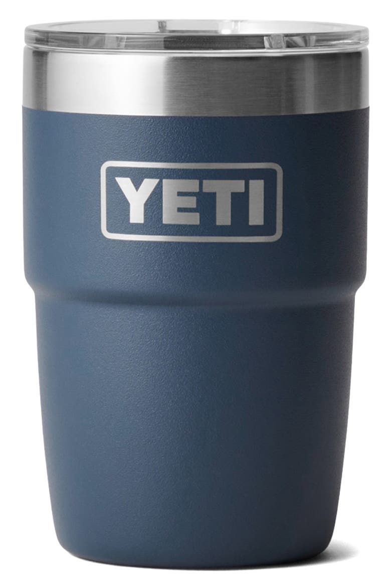 Rambler 8-Ounce Stackable Cup, Main, color, NAVY