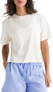 The North Face Evolution Simple Dome Relaxed Crop Cotton T-Shirt