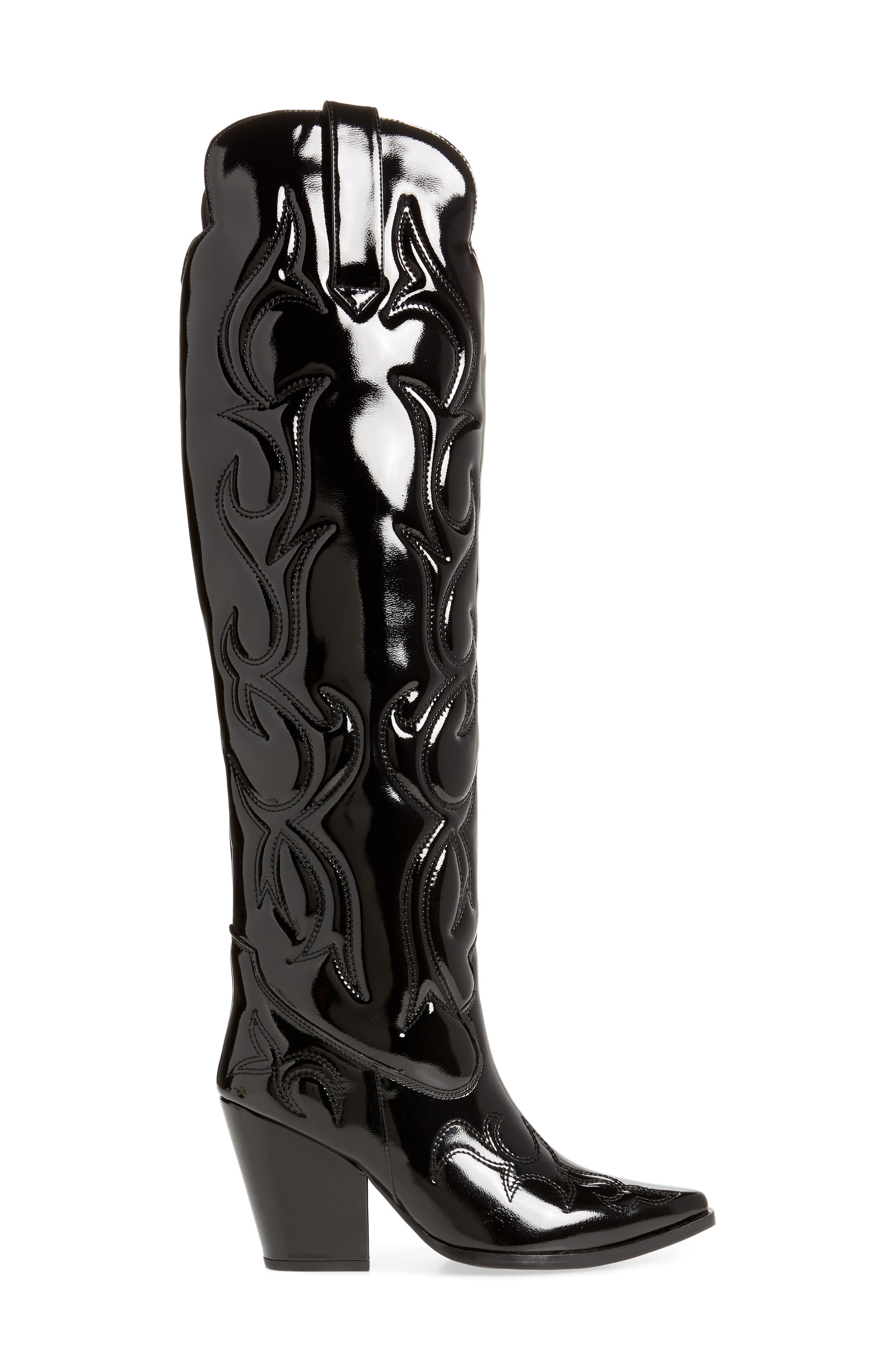 Jeffrey Campbell Amigos Over the Knee Western Boot, Alternate, color, 