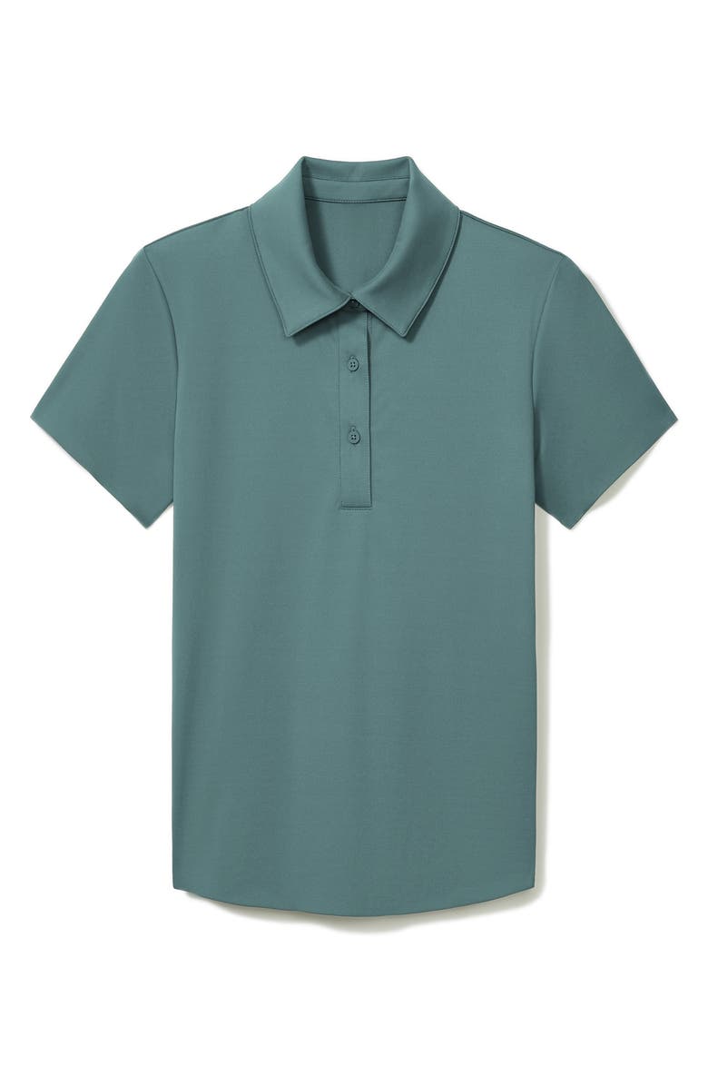 Rhone Course to Court Performance Polo, Alternate, color, Green Sea