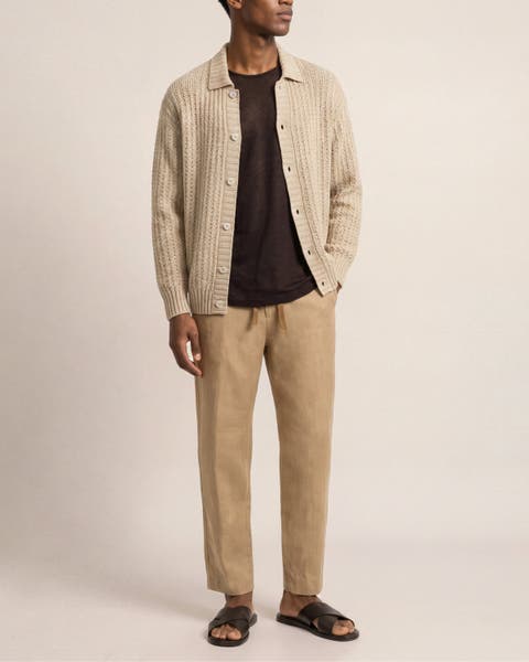 Thomas Relaxed Fit Long Sleeve Knitted Shirt
