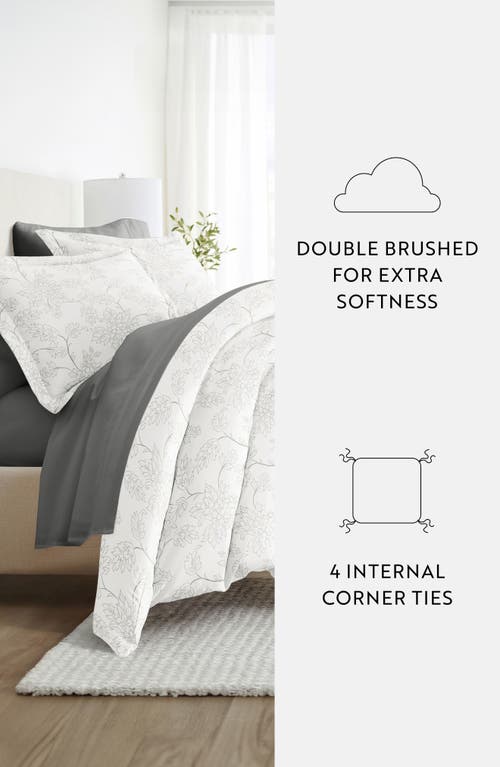 Homespun Bundle Duvet Set In Vines Gray