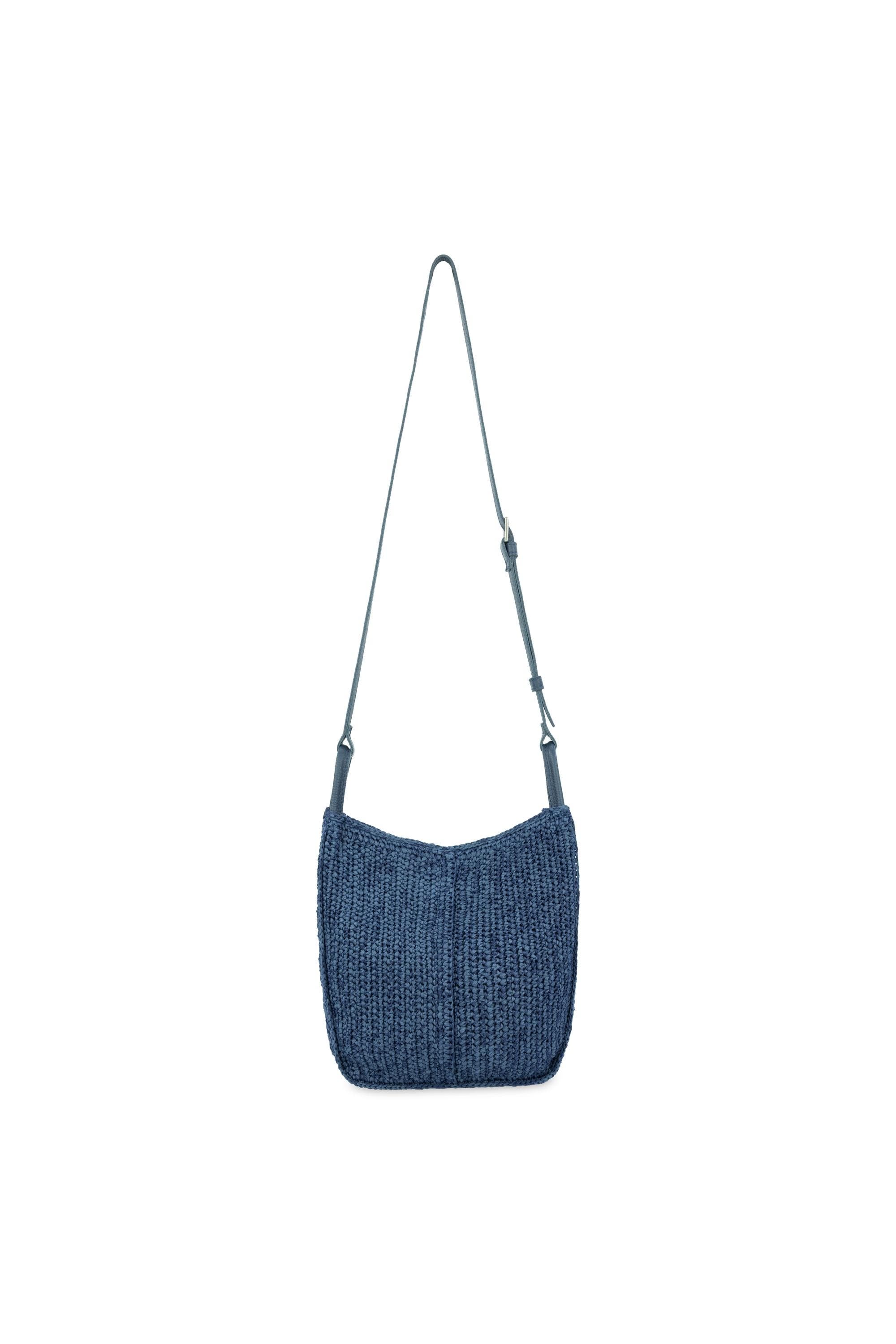 Los Feliz Crossbody Crochet Bag, Alternate, color, Denim Tonal Straw