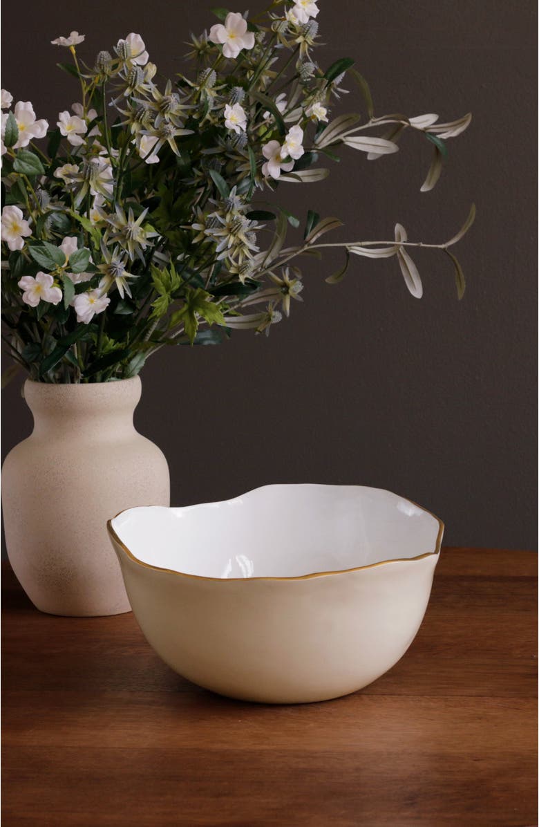 BEATRIZ BALL Collection ENCANTO Osaka Large Bowl, Alternate, color, Cream And White