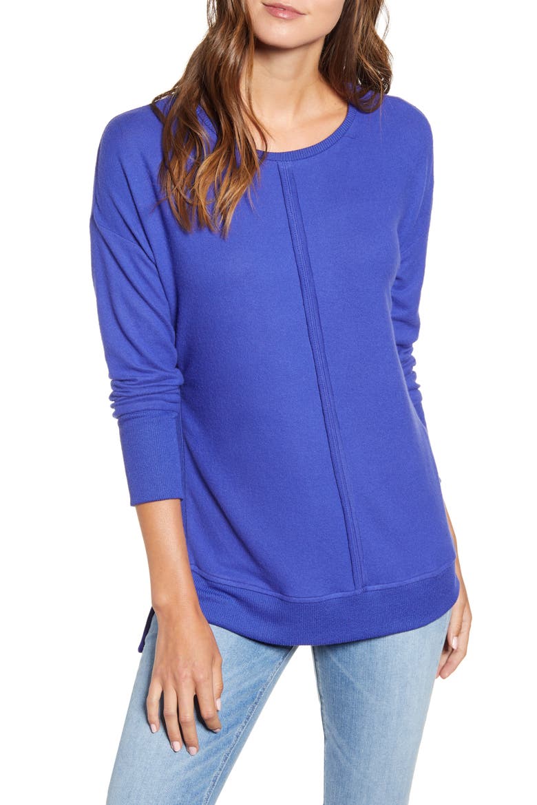 Gibson Cozy Tunic, Main, color, AMYTHEST FIRE