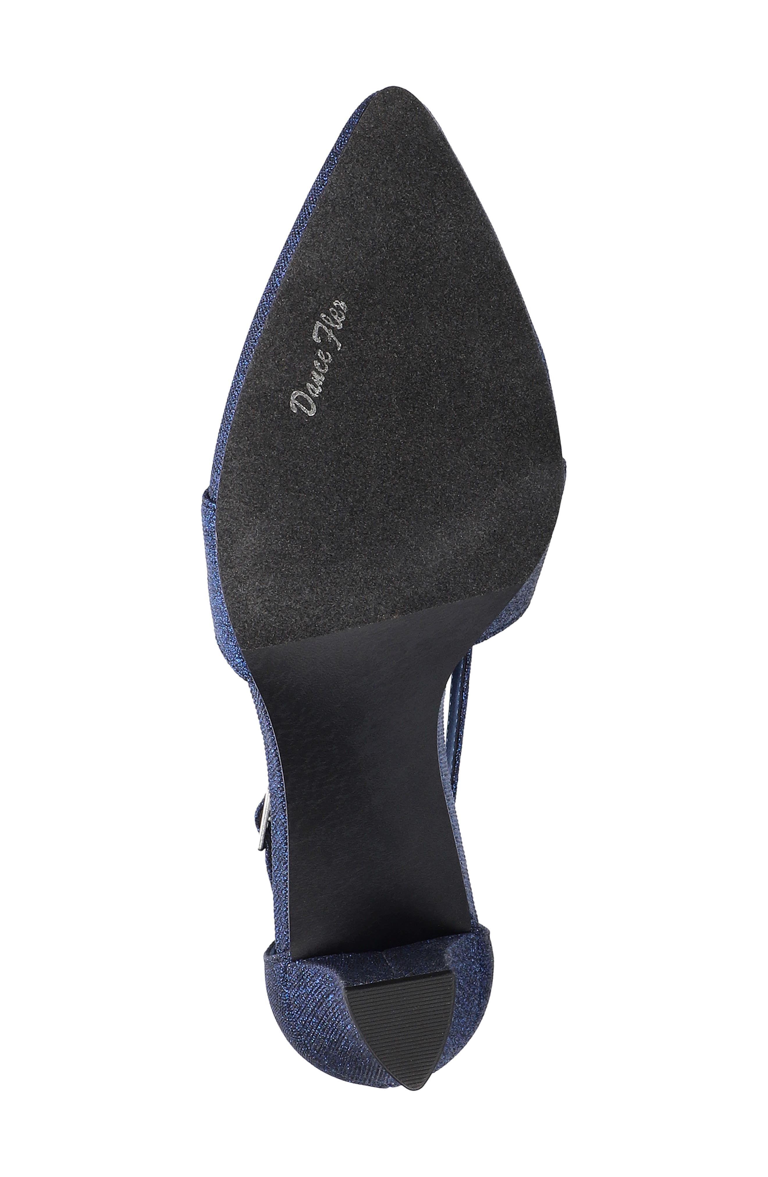 Elegance Pointed Toe Pump, Alternate, color, NAVY GLITTER