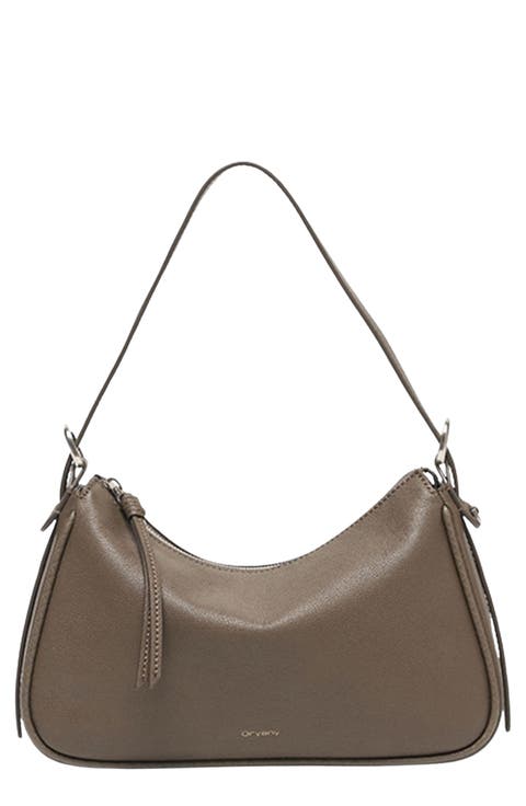 Small Lauren Leather Shoulder Bag