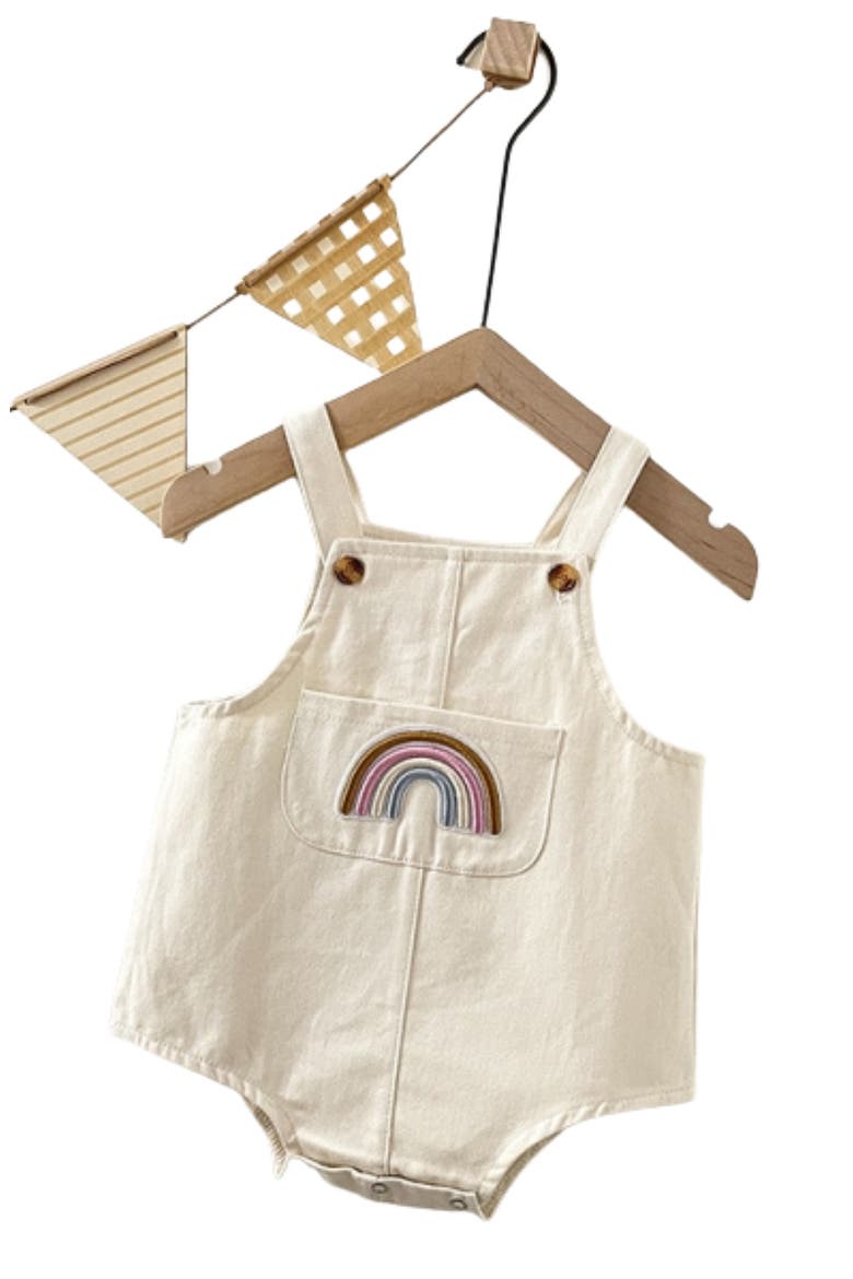 Charlie Cotton Overalls, Alternate, color, WHITE