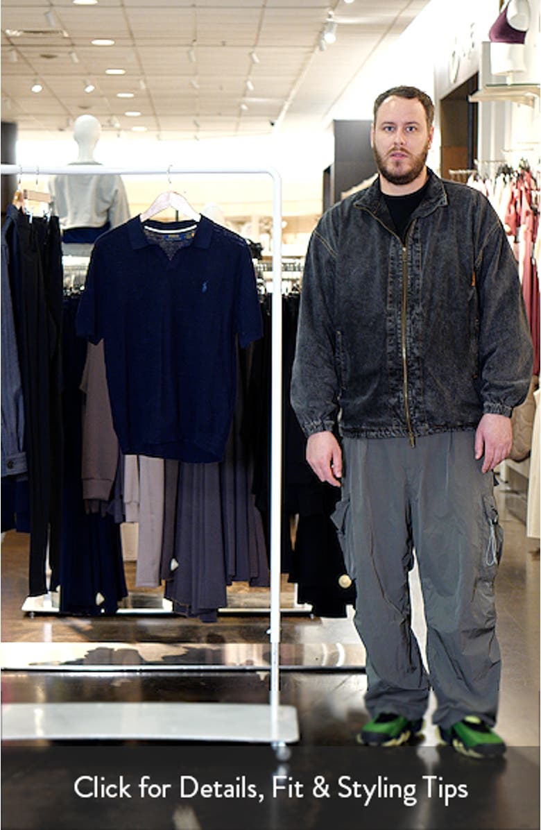 Textured Seed Stitch Cotton & Linen Polo, sales video thumbnail