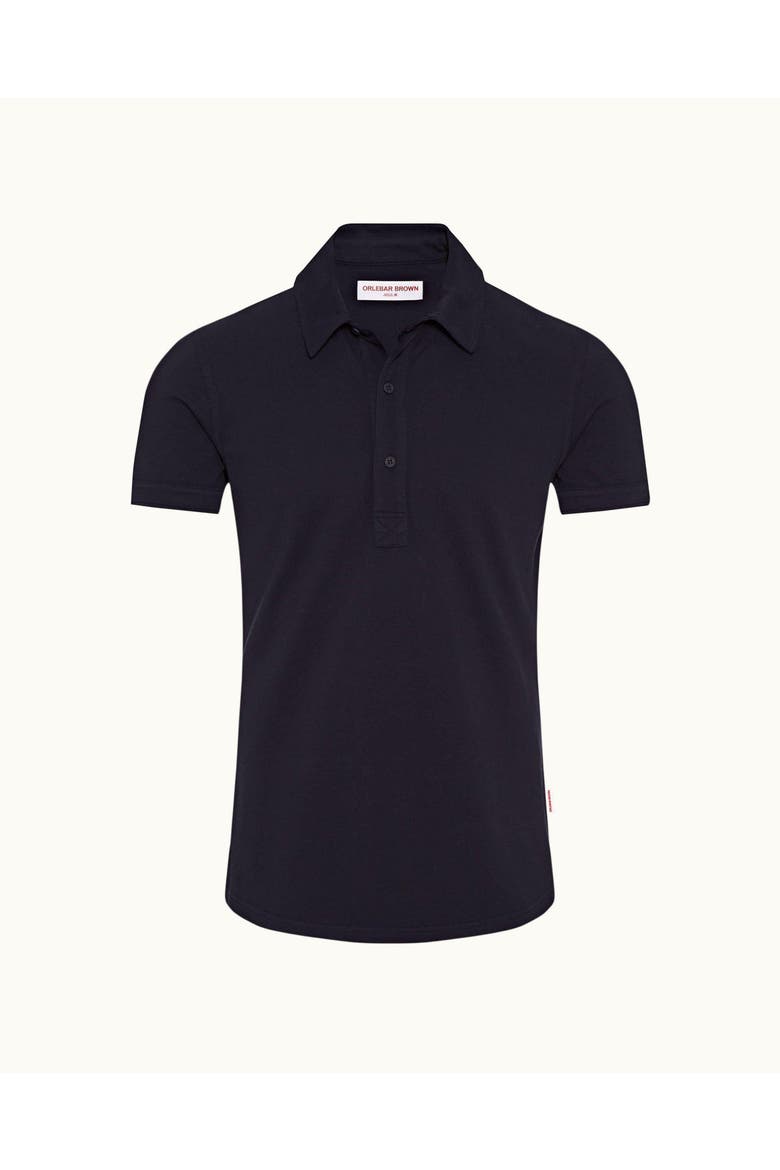 Sebastian Pique Tailored Fit Pique Polo Shirt, Alternate, color, Navy