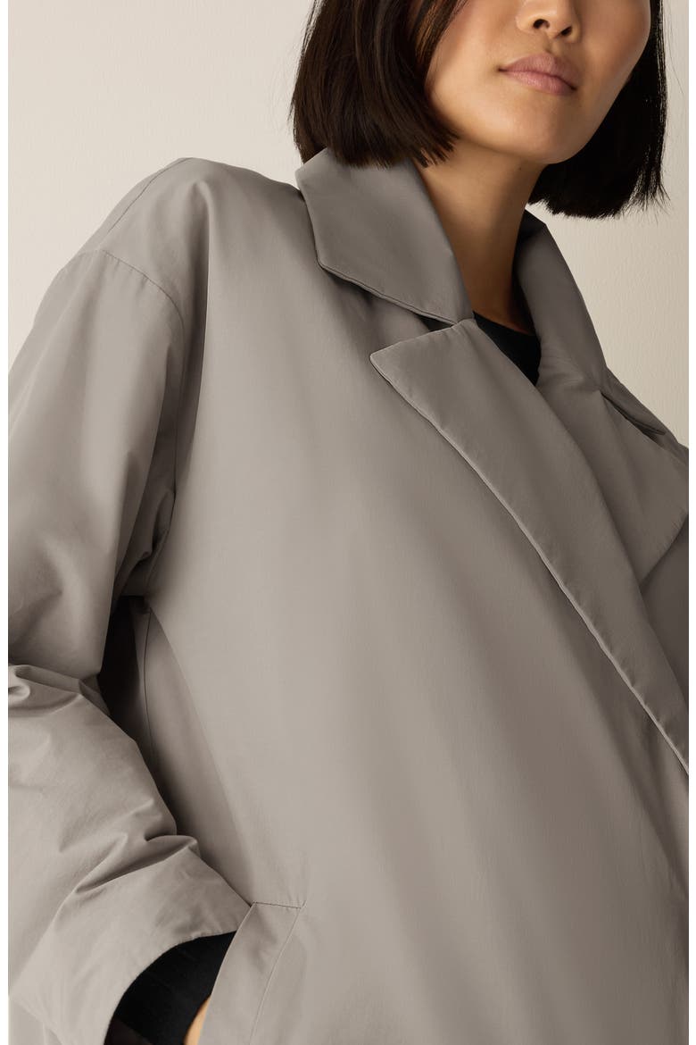 Padded Trench Coat, Alternate, color, TWINE