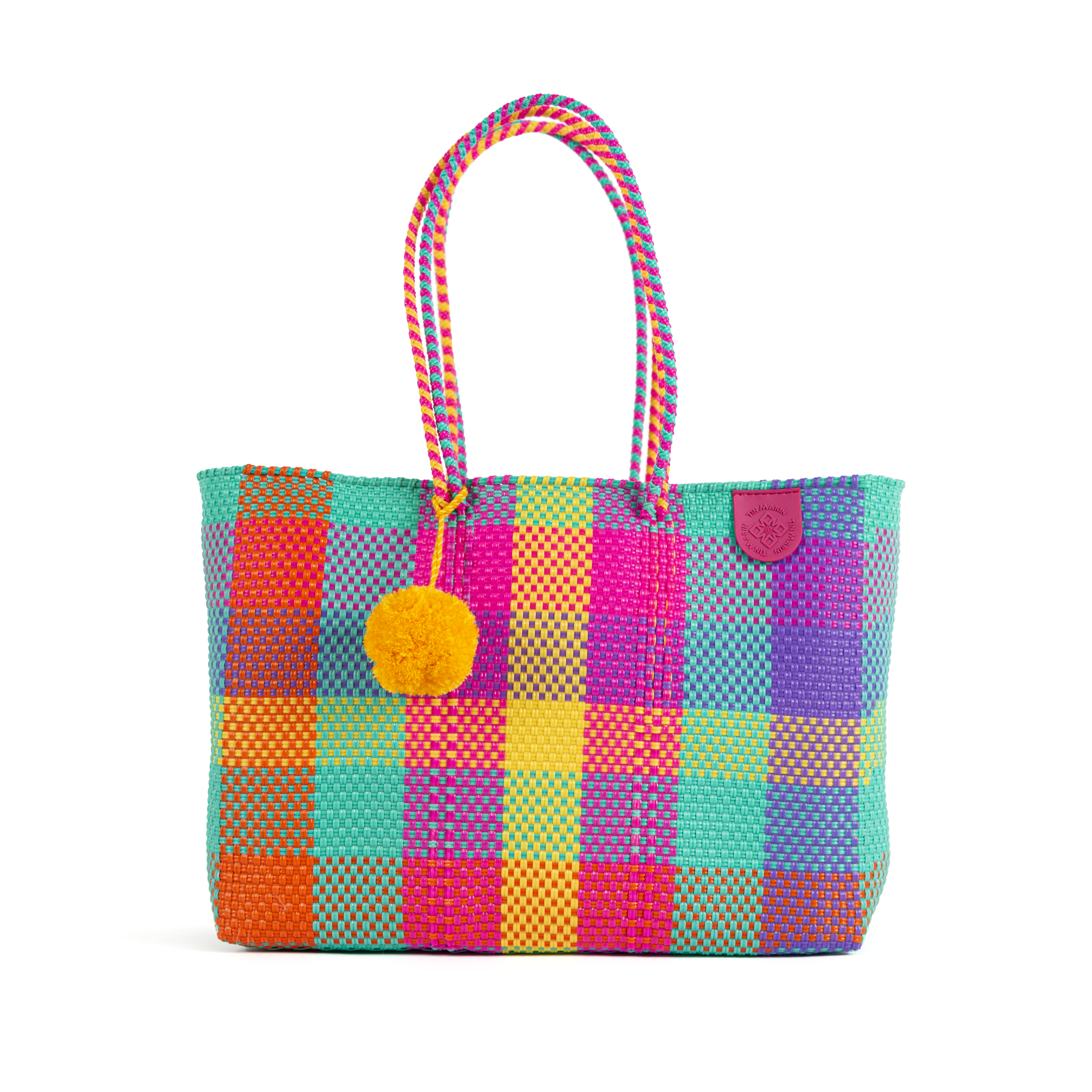 Tin Marin Fiesta Woven Super Tote, Main, color, Pink