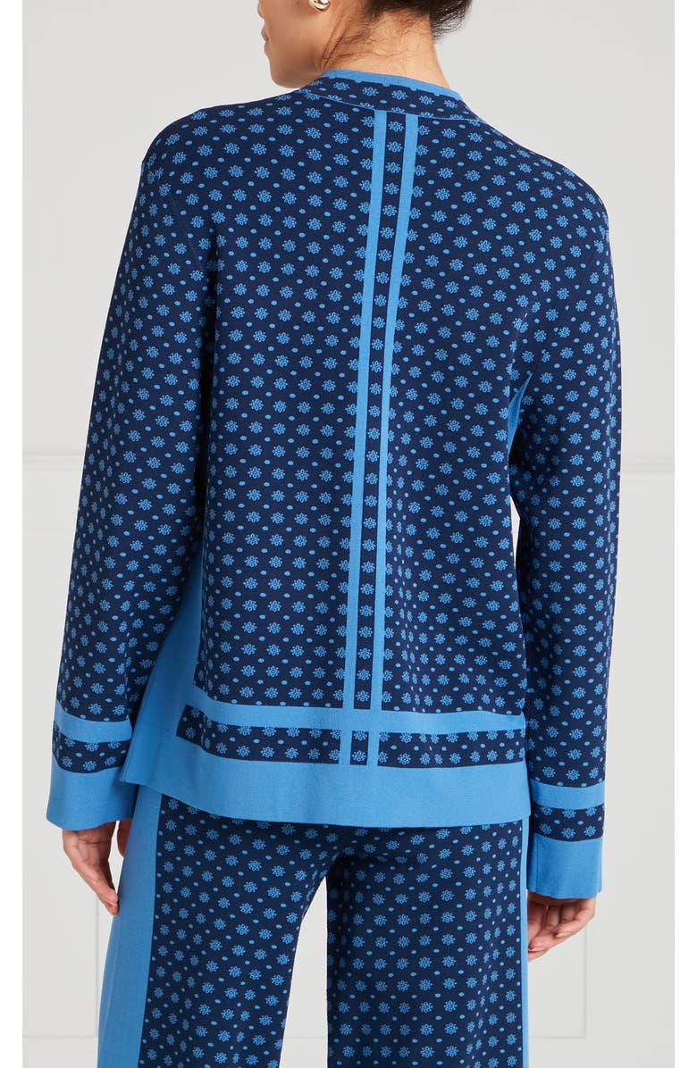 Temperley London Ditzie Knit Jacket, Alternate, color, Twilight