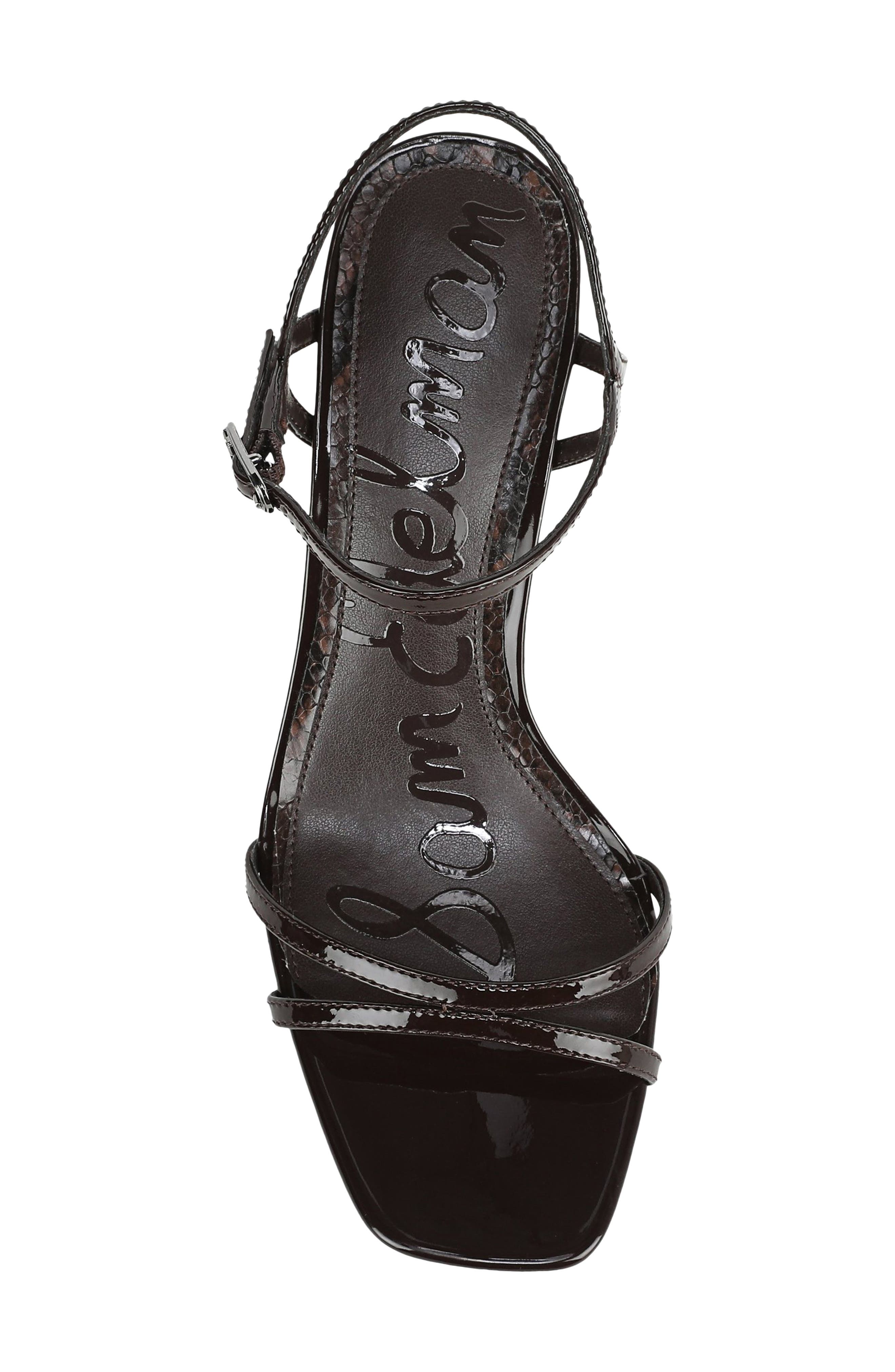 Presley Strappy Sandal, Alternate, color, RICH CHOCOLATE