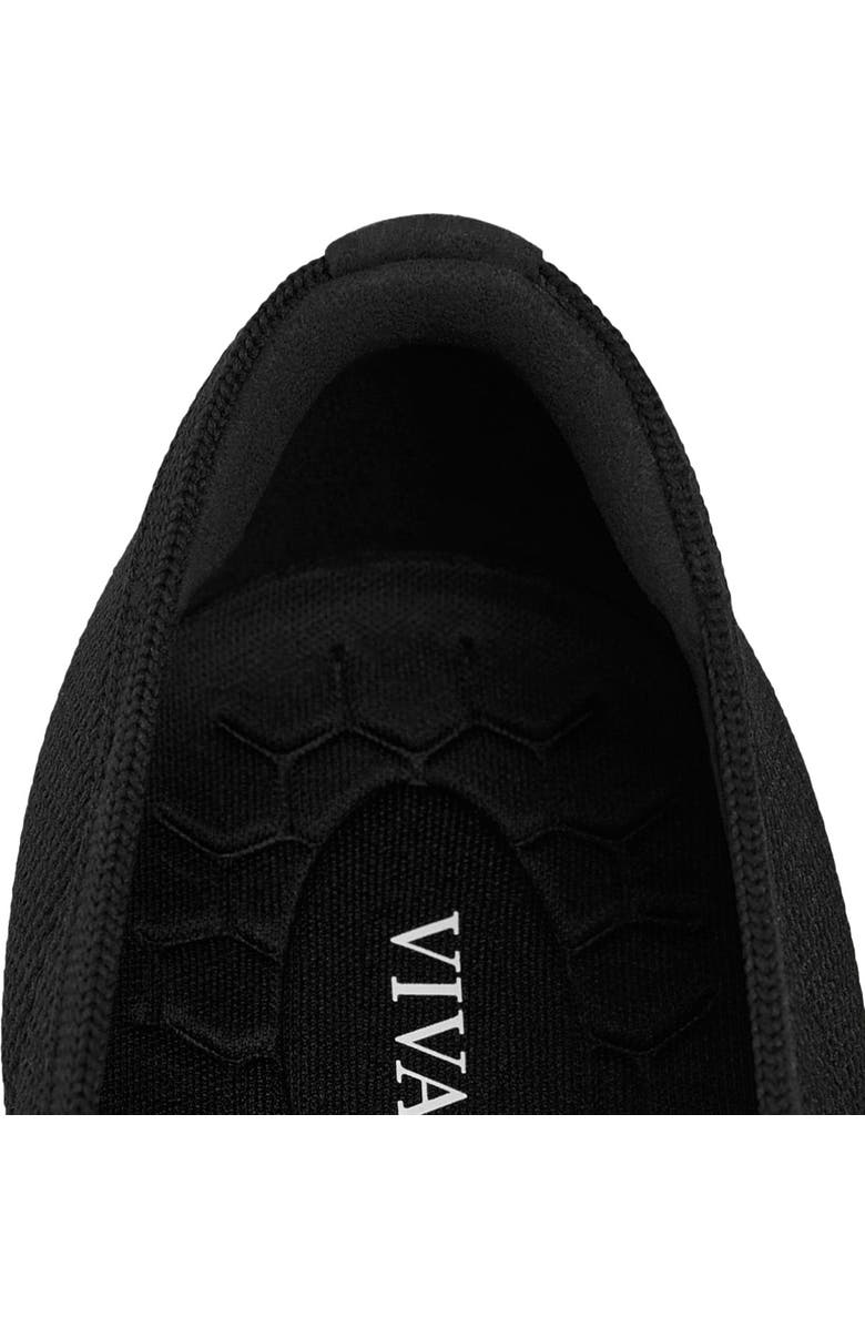 VIVAIA Round-Toe Platform Chunky Heel Loafers, Alternate, color, Black