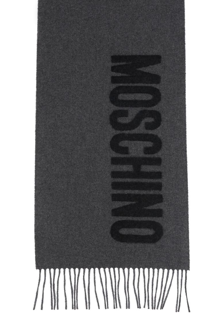 Wool Fringe Scarf, Alternate, color, GREY-BLACK