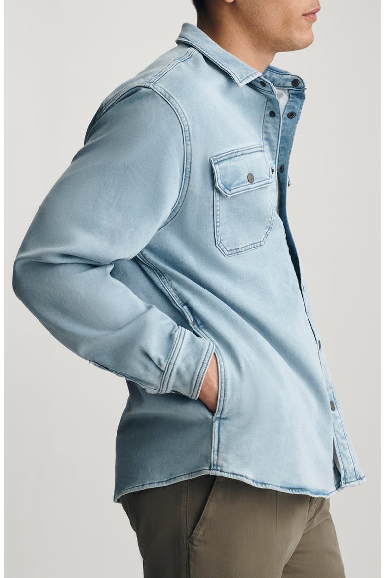 Asher Overshirt, Alternate, color, LIGHT BLUE EXPLORER