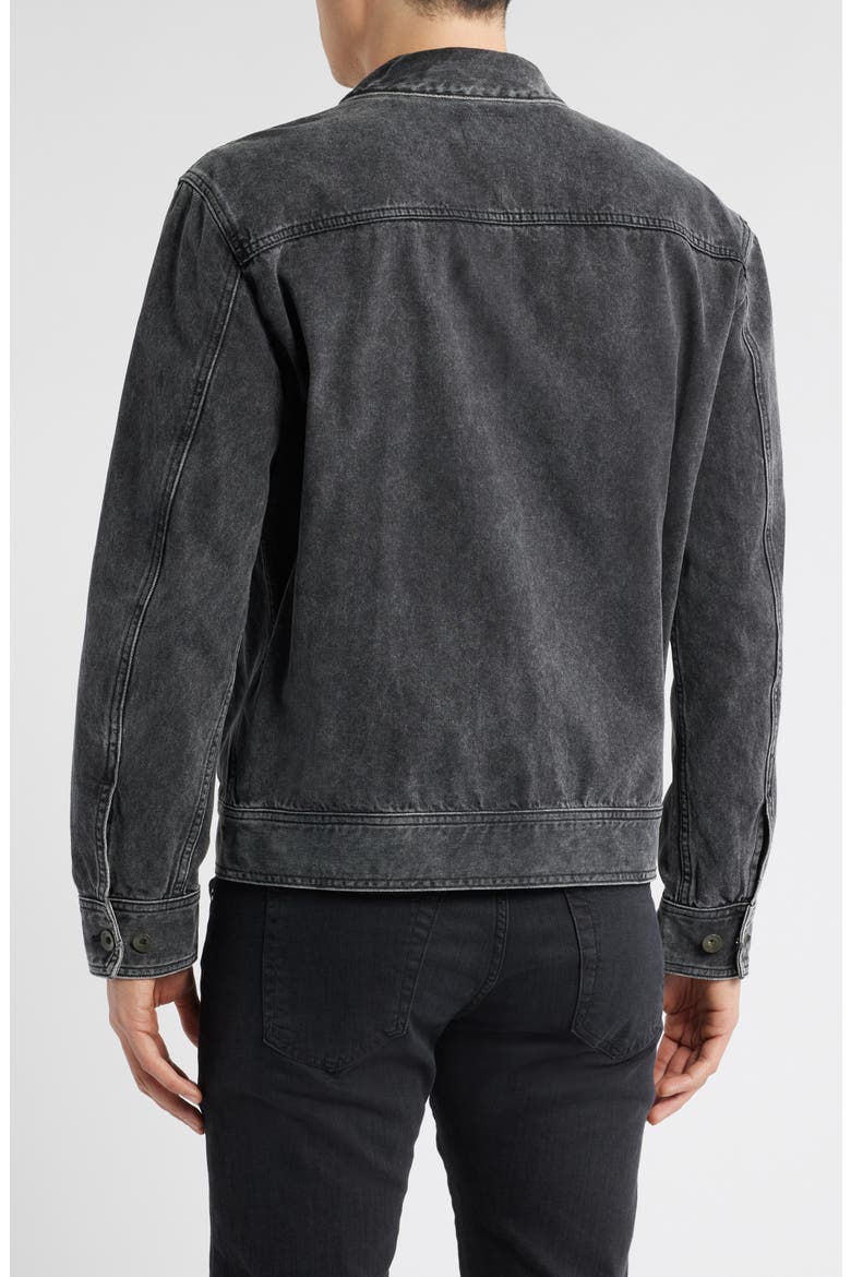 Denim Trucker Jacket, Alternate, color, ONYX