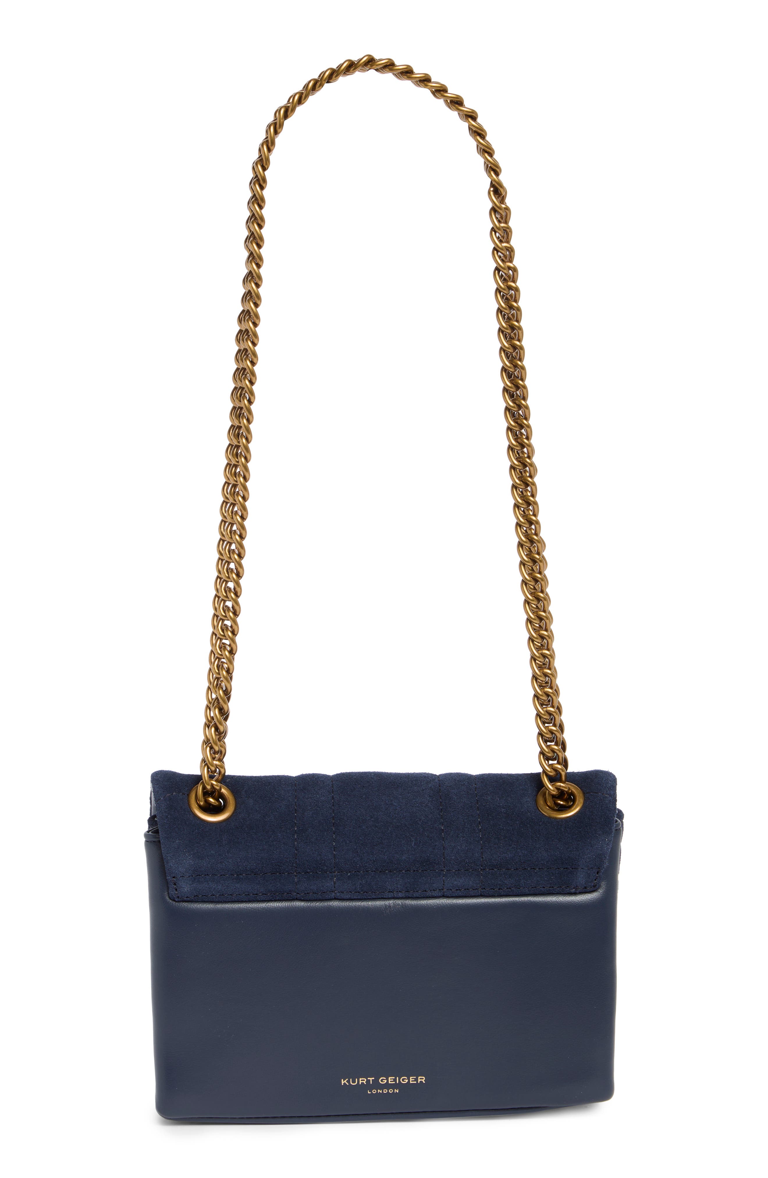 Kurt Geiger London Mini Kensington Convertible Leather Crossbody Bag, Alternate, color, 