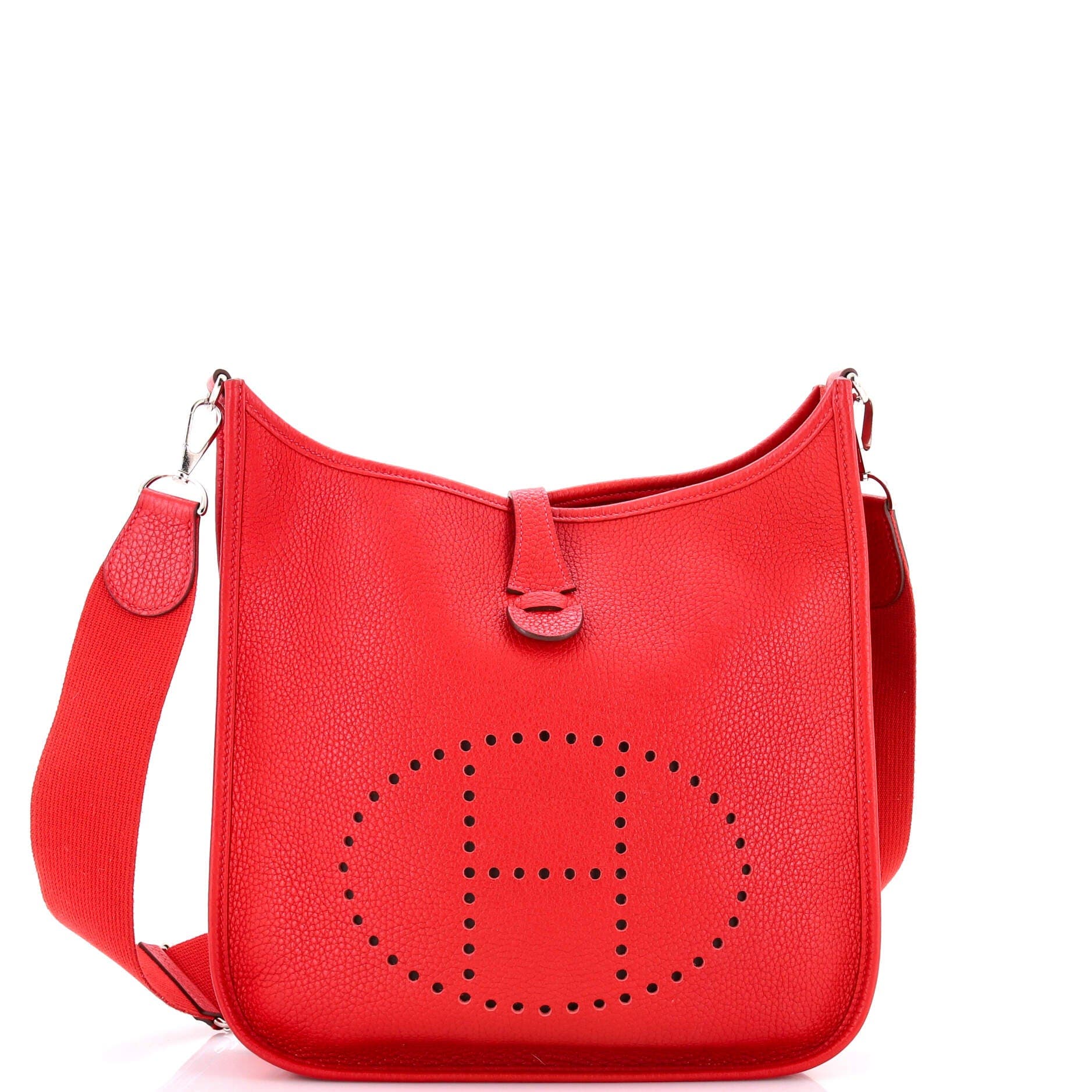 Pre-Owned Hermes Evelyne Bag Gen III Clemence PM, Main, color, 