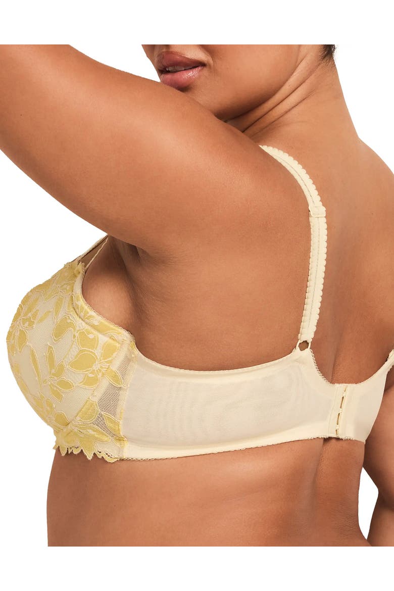Mellody Push Up Balconette Bra, Alternate, color, Light yellow