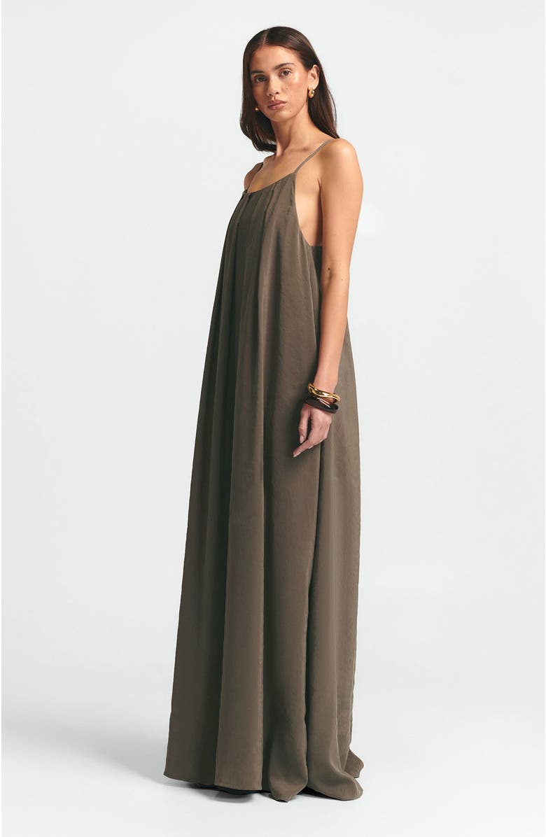ST MRLO Avalon Midi Dress, Alternate, color, Dark Truffle