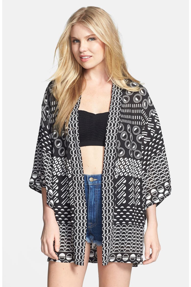 'Total Eclipse' Happi Coat, Main, color, BLACK