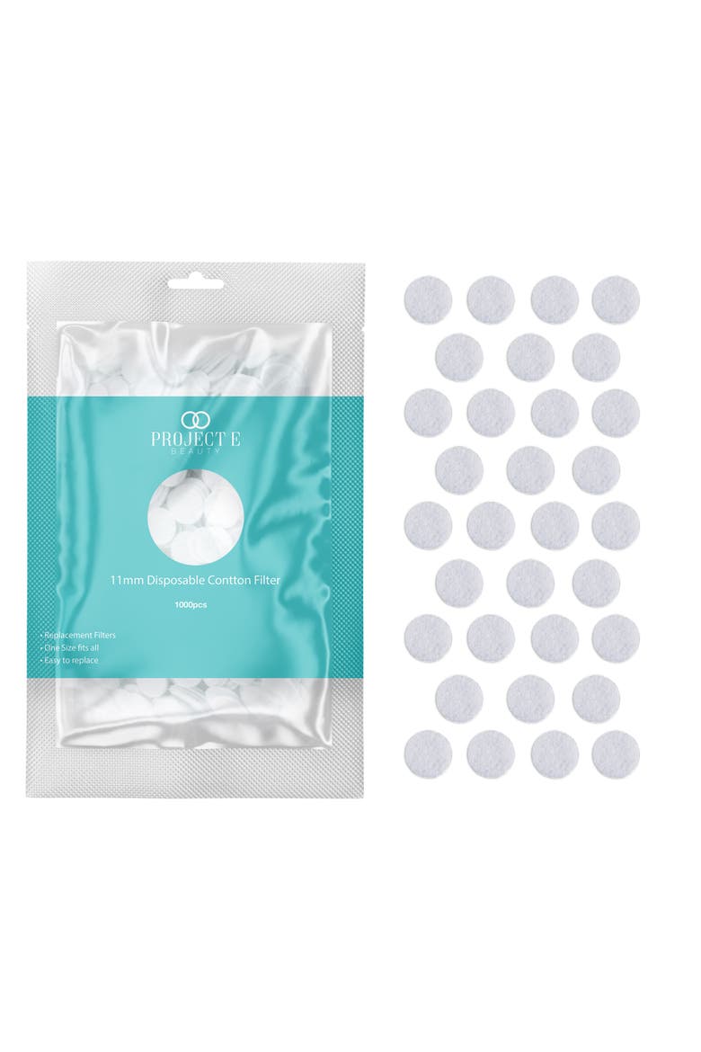 1000pcs Microdermabrasion Replacement Filters 11mm Cotton Filter, Main, color, White