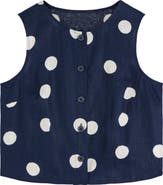 Boden Andrea Linen Sleeveless Button-Up Shirt