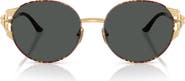 Versace 54mm Round Sunglasses