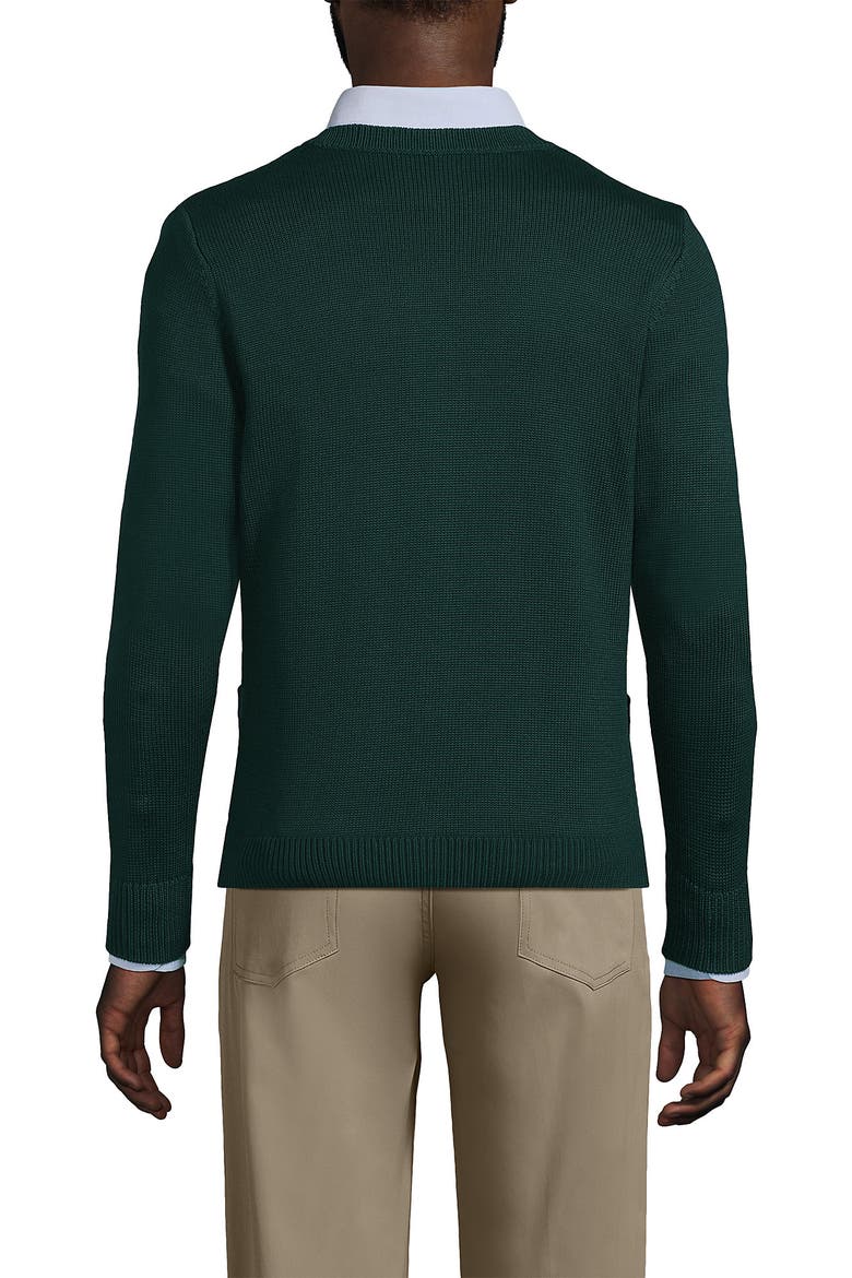 School Uniform Adult Legacy Varsity Cardigan, Alternate, color, Evergreen