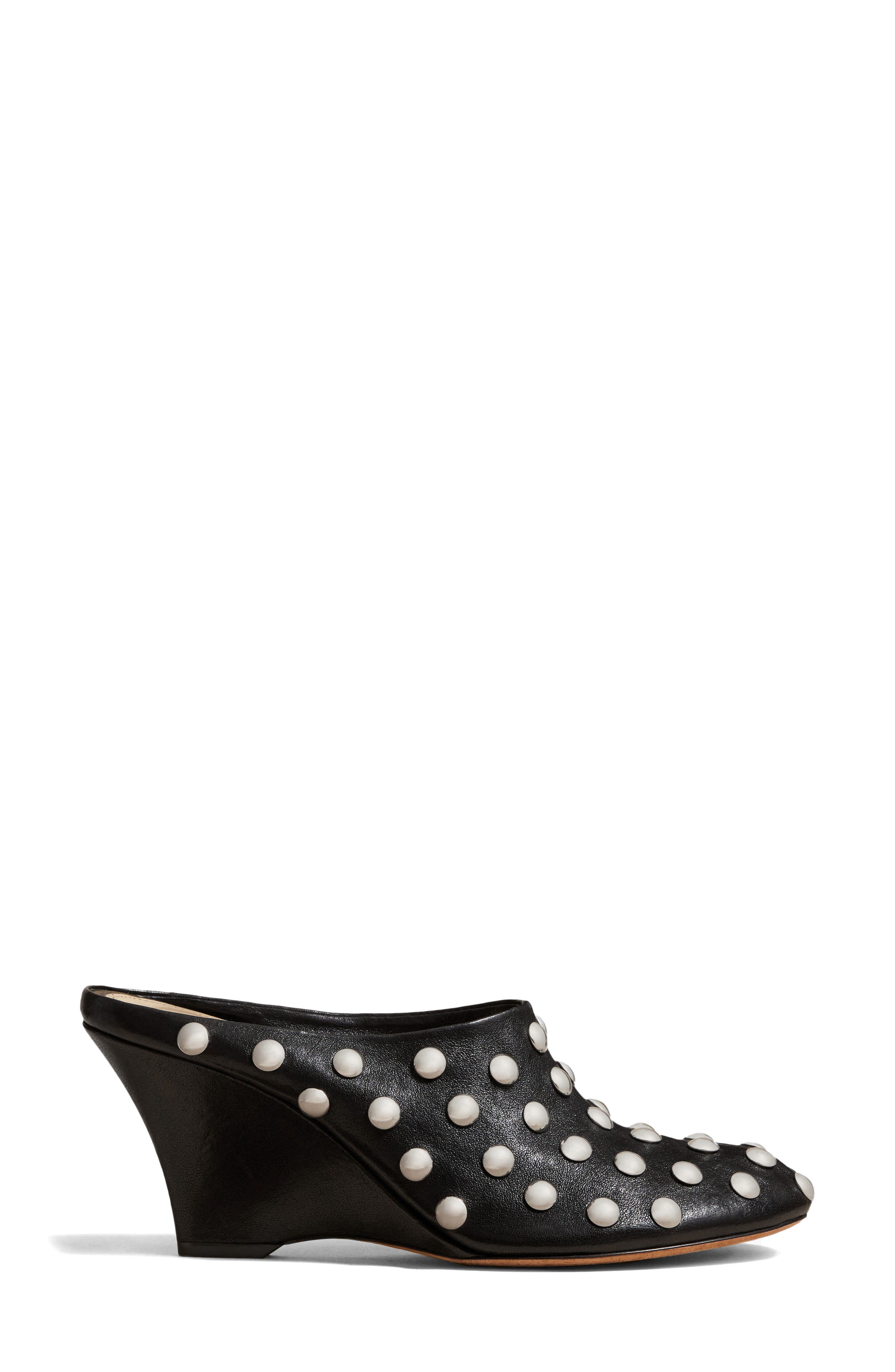 Khaite Apollo Studded Wedge Mule, Alternate, color, 