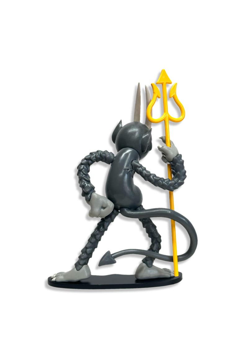 Cuphead Create-A-Figure 4-Inch Mini Figure | The Devil, Alternate, color, Gray