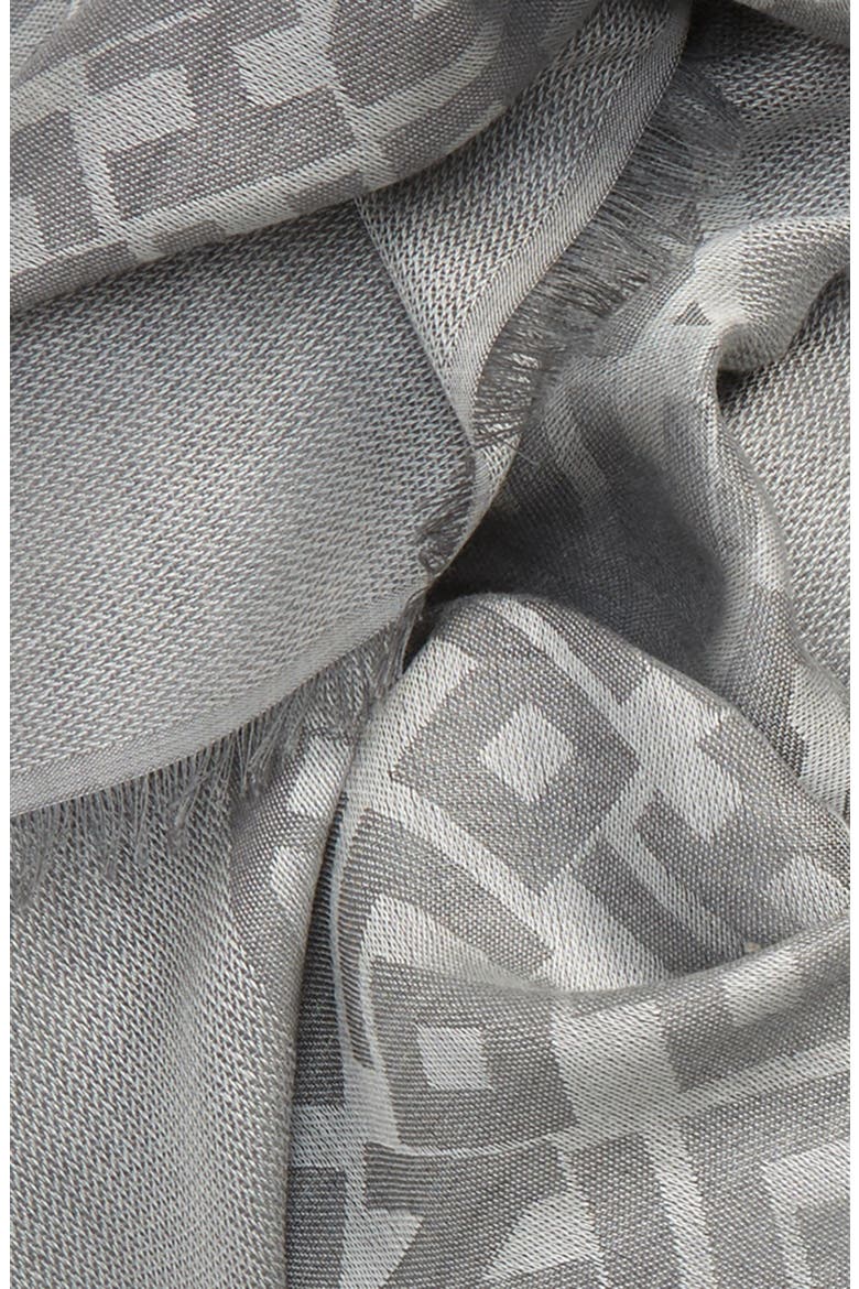 Le Pliage LGP Logo Square Scarf, Alternate, color, GREY