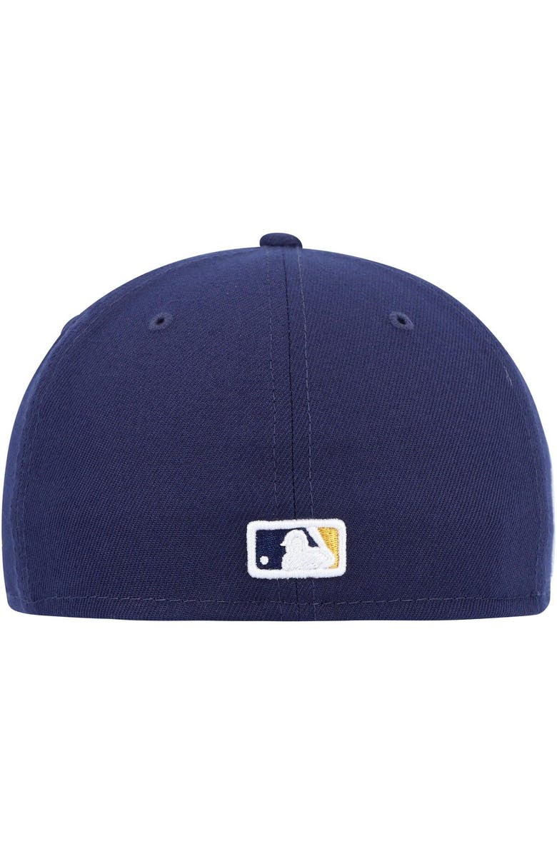 New Era Men's New Era Navy Milwaukee Brewers 9/11 Memorial Side Patch 59FIFTY Fitted Hat, Alternate, color, Navy