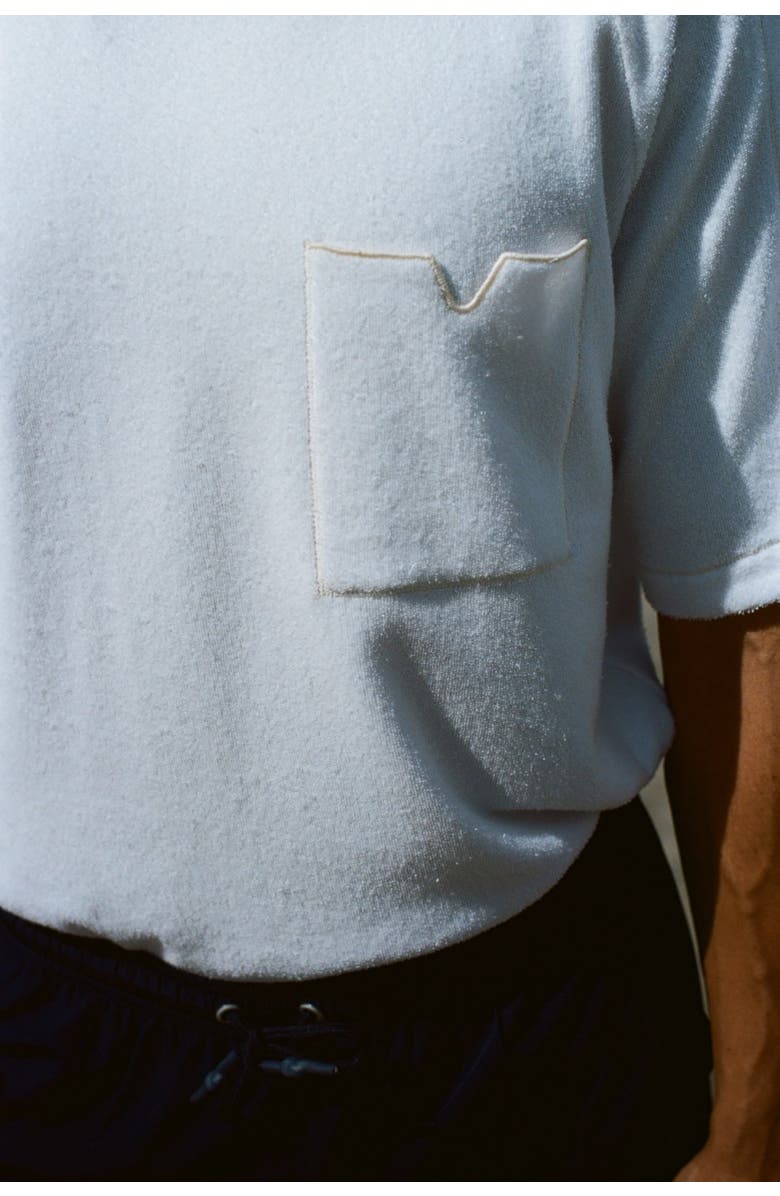 Tombolo Raglan Terry Tee, Alternate, color, White