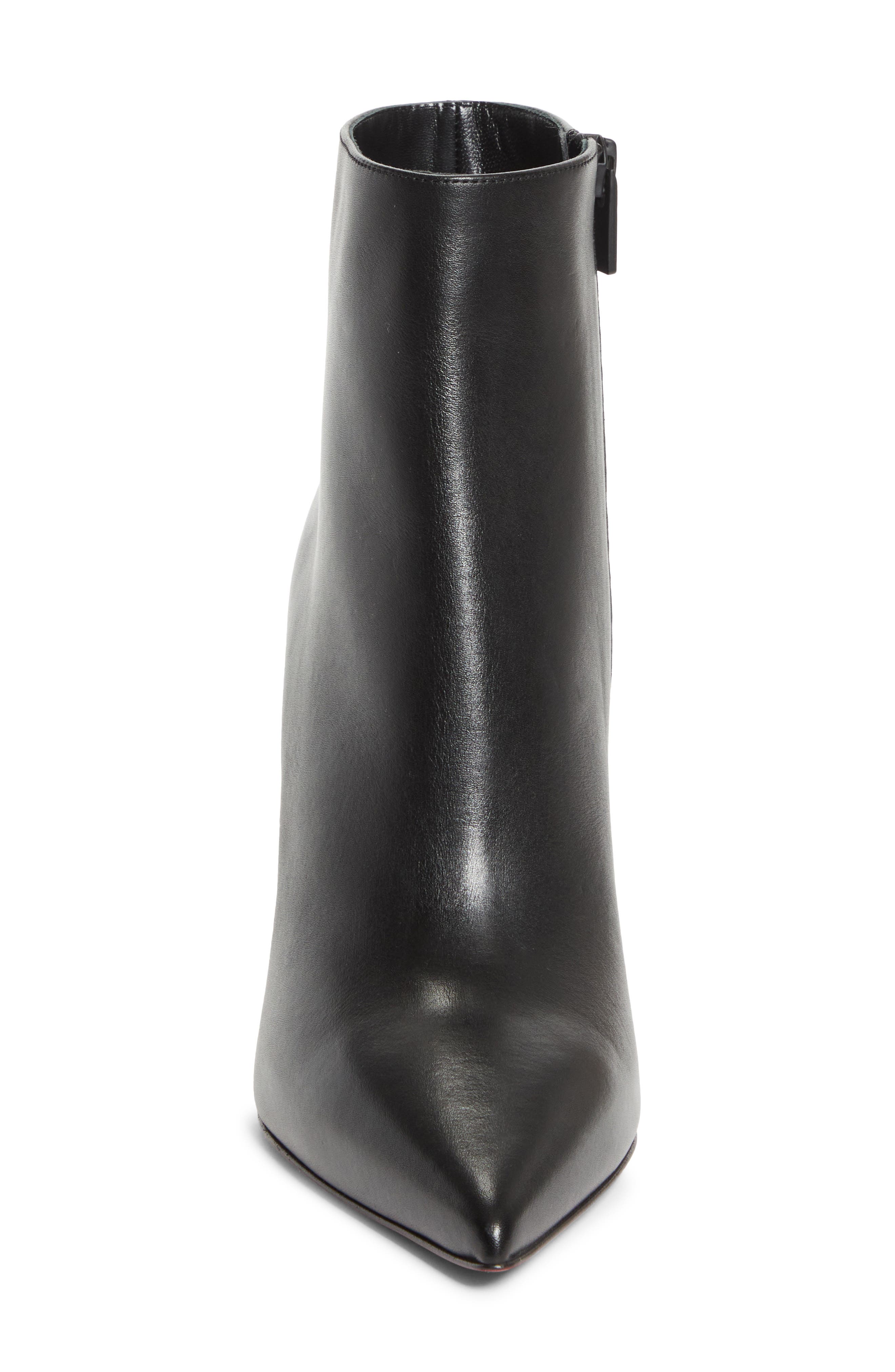 Christian Louboutin Vibella Pointed Toe Bootie, Alternate, color, Black